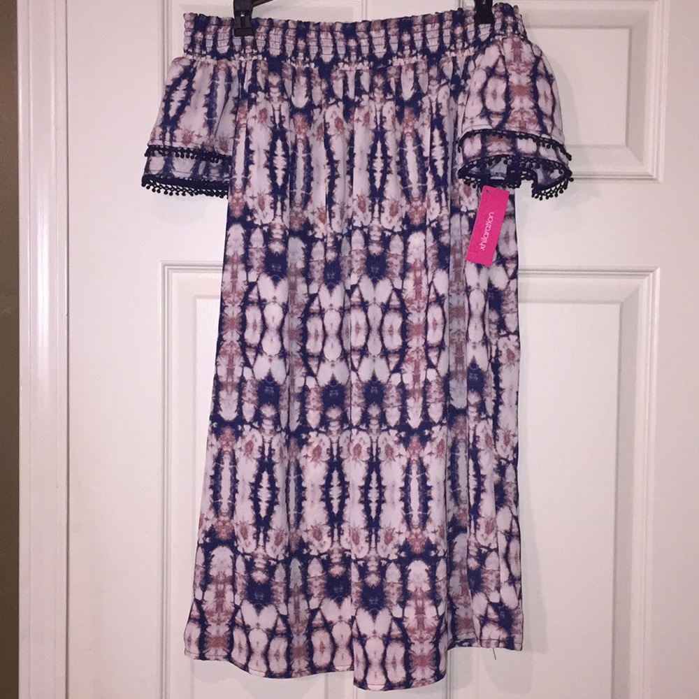 Off the shoulder summer dress